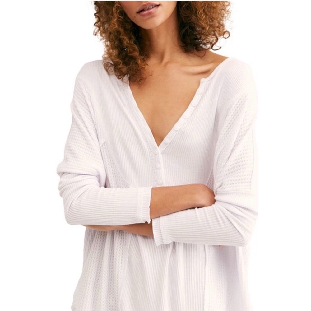 Brand New Free People Leo Henley Tee